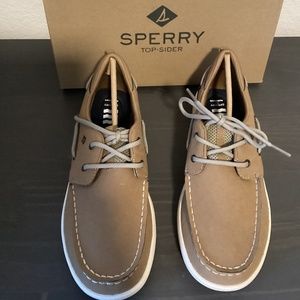 SPERRY Big Boys Fairwater Plushwave Boat Casual Sneakers